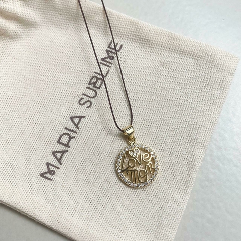 Colar Seda Love Mom | Maria Sublime - comprar online