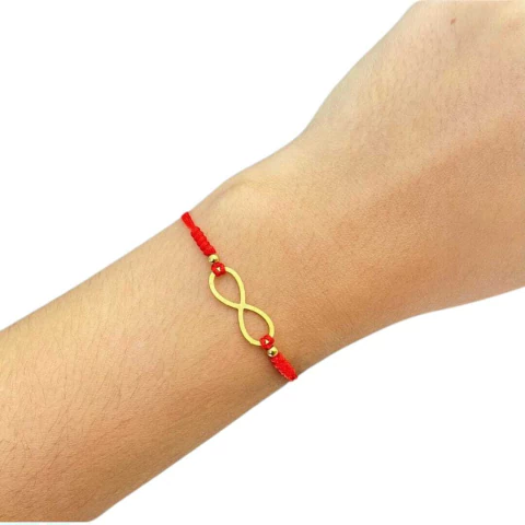 Pulseira Loli Vermelha Infinito | Maria Sublime - comprar online