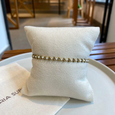 Pulseira Leju Pérolas e Pedras Lari | Maria Sublime - comprar online