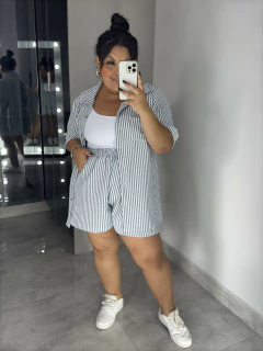 Conjunto listrado shorts Anne - comprar online
