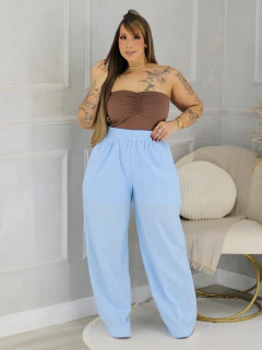 Conjunto camisa linho Lara - Jacqueromodas Plus Size - As Melhores Peças no Plus Size