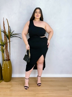 Vestido Argola Aurora - Jacqueromodas Plus Size - As Melhores Peças no Plus Size
