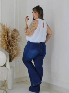 Calça Flare Francine - Jacqueromodas Plus Size - As Melhores Peças no Plus Size