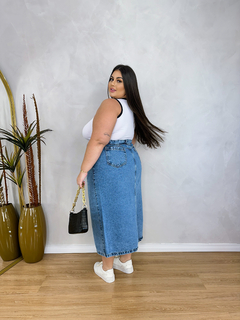 saia jeans plus size