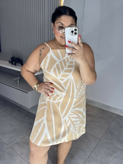 Vestido macaquinho faixa Amanda