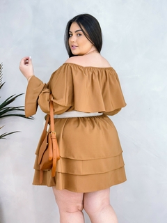 Vestido boho Bruna - Jacqueromodas Plus Size - As Melhores Peças no Plus Size