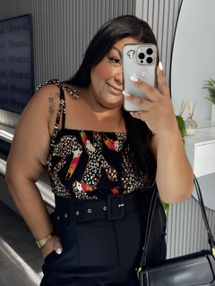 Cropped elastex Elo - Jacqueromodas Plus Size - As Melhores Peças no Plus Size