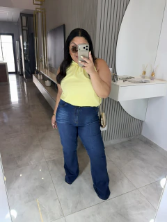 Calça Flare Francine - Jacqueromodas Plus Size - As Melhores Peças no Plus Size