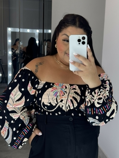 Blusa Elastex farm Evelin na internet