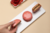 Alfajor La Quinta de frutilla