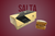 Caja de alfajores salteños blancos artesanales