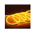 Mangueira Led Neon Flex Amarelo 12V - 1 metro
