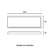 Painel Retangular Sobrepor 36W 120X15CM 6500K Frio e 3000K Quente - BLUMENAU - comprar online