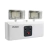 Luz de Emergência 2 Faróis Led 10w 1200lm 6500k Branco Frio - Galaxy