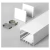 Perfil Led Sobrepor 50x35mm 3m Branco/Preto