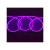 Mangueira Led Neon Flex Roxo 12V - 1 Metro