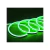 Mangueira Led Neon Flex Verde 12V - 1 metro