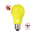Lampada Bulbo 9W Anti Inseto Repelente Amarela - KIAN