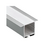 Perfil De Led Gesso Embutir Alumínio 1M 36x26,7MM