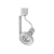 Spot de Trilho Branco com bocal para Lampada AR70 - RGLED