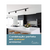 Trilho Eletrificado Branco 1 metro para Spot Led - LuminaLed