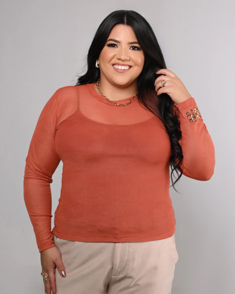 Blusa Maria Coral