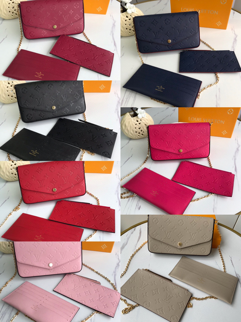 Bolsa de couro LOUIS VUITTON
