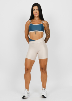 Top Josi + Short Bicolor Gengibre + Sereno - comprar online