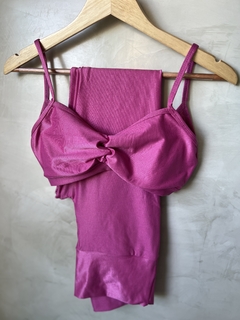 Top Carla + Legging Rosa batom - loja online