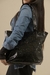Bolso Turmalina Negro Croco Charol