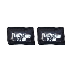PAR MUÑEQUERAS 0,5 KILO CON HEBILLA - FEROZBOXING