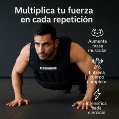 CHALECO NEGRO 20 KG REGULABLE en internet