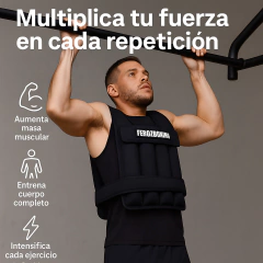 CHALECO NEGRO 10 KG REGULABLE en internet