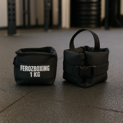 PESAS TOBILLERAS FEROZBOXING PAR 1 KG - AJUSTE HEBILLA Y TALONERA - comprar online