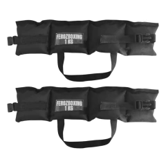 PESAS TOBILLERAS FEROZBOXING PAR 1 KG - AJUSTE HEBILLA Y TALONERA en internet
