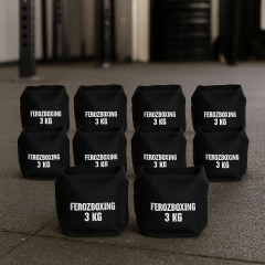 KIT 5 PARES 3 KILOS PESAS TOBILLERAS FEROZBOXING - comprar online