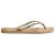 Chinelo Havaianas Slim Square Glitter Party - Dourado - loja online