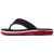 Chinelo Kenner Kivah Line - Preto/Vermelho - Garcia Calçados