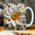 Tazas Cerámica Efecto 3d Flores y Mariposas Varios Diseños - tienda online
