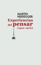Experiencias del pensar