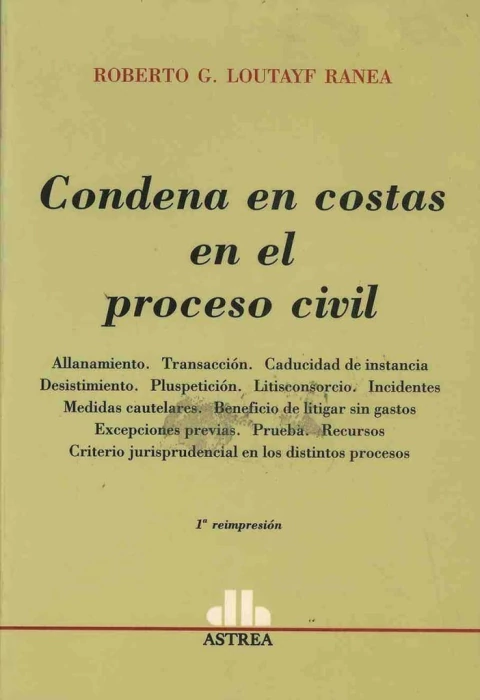Condena en costas en el proceso civil