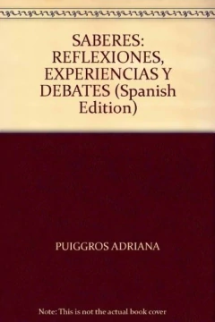 SABERES REFLEXIONES EXPERIENCIAS Y DEBATES