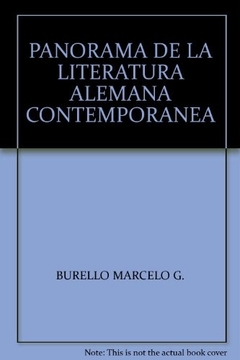 Panorama de la literatura alemana contemporánea