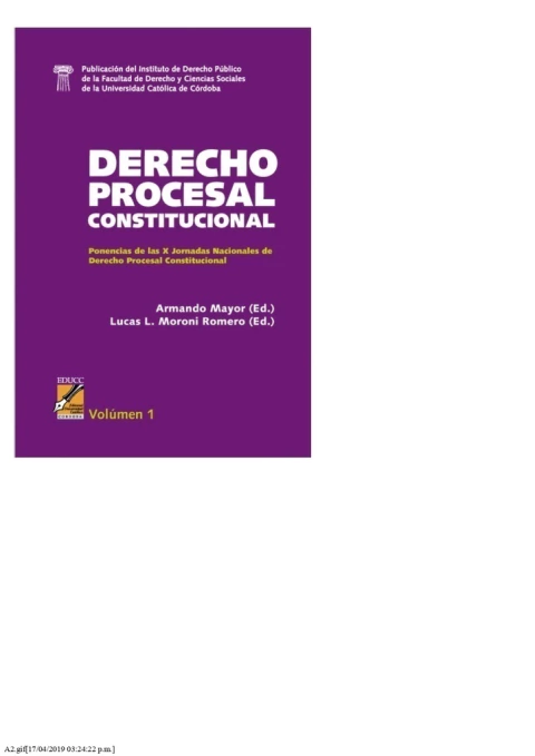 Cuadernos de especialización en derecho judicial V.1
