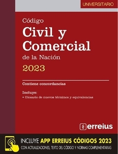 Código Civil Y Comercial De La Nacion 2023 Universitario