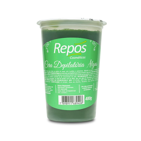 REPOS CERA DEPILATORIA EM POTE ALGAS 400G REPOS