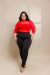 REF 082 Crooped Vivian - VERMELHO - comprar online