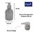 Frasco Translúcido Multiuso c/ Valvula Pump 250 ml Santa Clara - comprar online