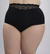 Calça Senhora Plus size cintura Alta - Ref. 1006 - Preto