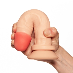 Pênis Realístico com Ventosa em Realistic Skin 16,5 x 4 cm - Bernard Bege - comprar online